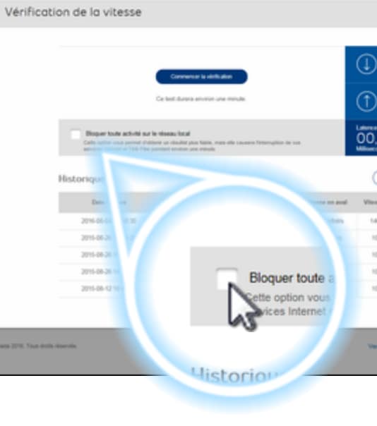 Bloquer toute l’activité réseau locale