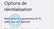 Réinitialiser les paramètres Wi-Fi, cellulaires et Bluetooth