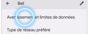 Avertissement et limites de données