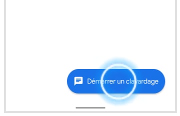 Icône Démarrer un clavardage