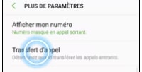 Transfert dʼappel