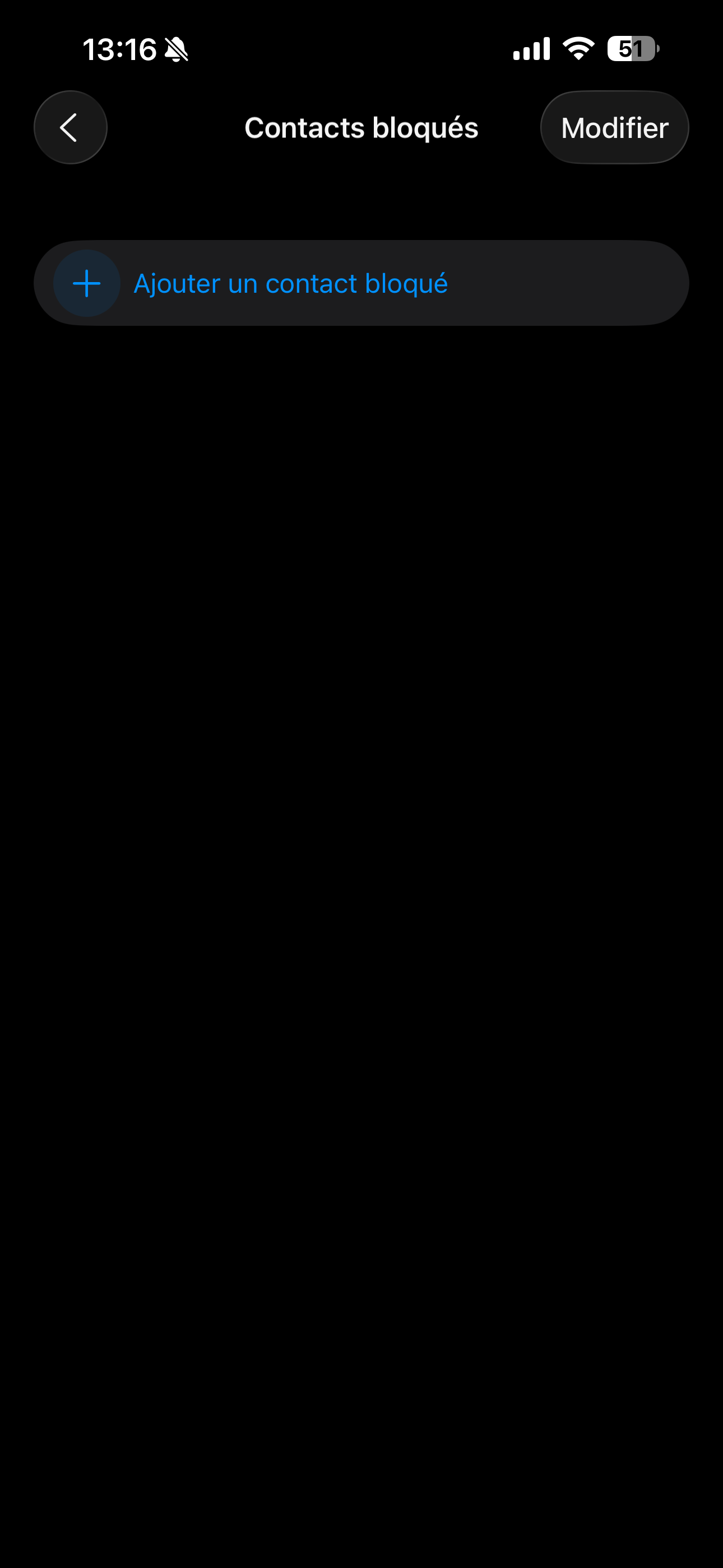 Le contact a été retiré de la liste de blocage.