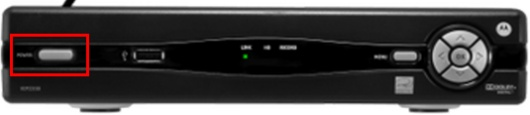 Example of the front of a set-top box
