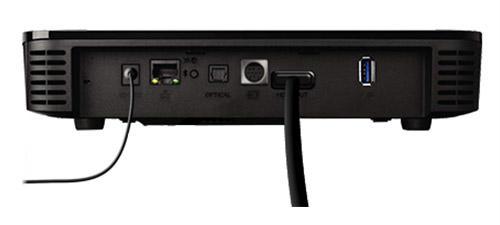 Back of the 4K PVR