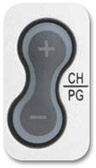 CH/PG buttons on remote