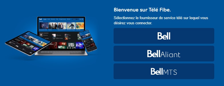 sélectionnez votre fournisseur de services de télévision