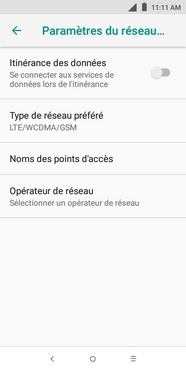 Touchez Nom des points d