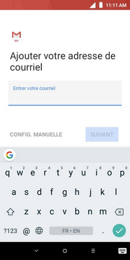 Entrez votre adresse de courriel Bell.