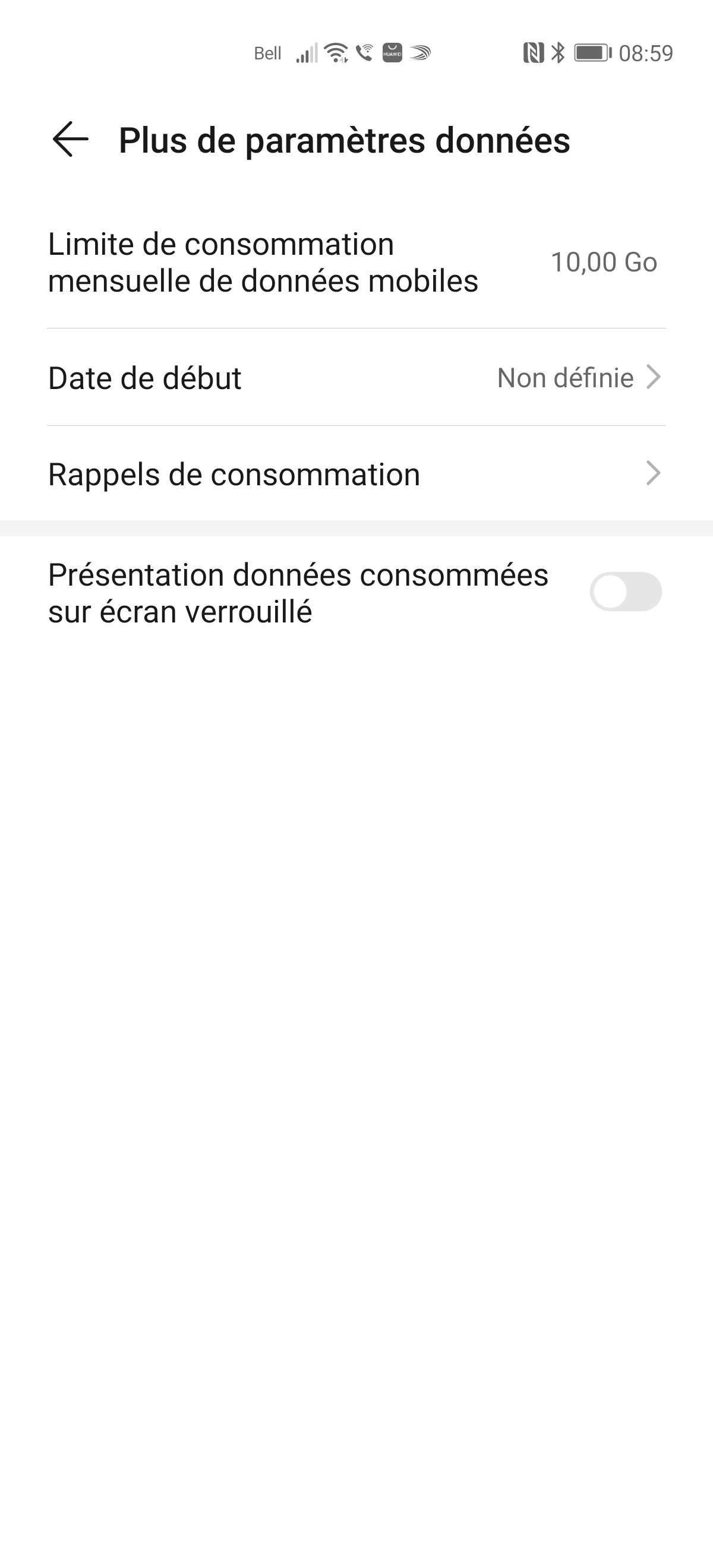 Saisissez les données disponibles.