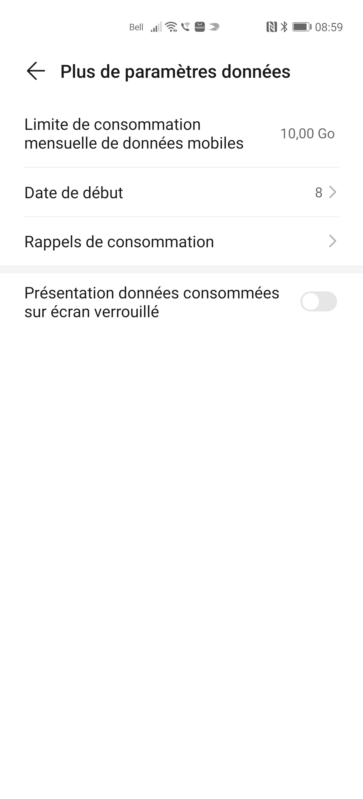 Touchez Rappels de consommation.