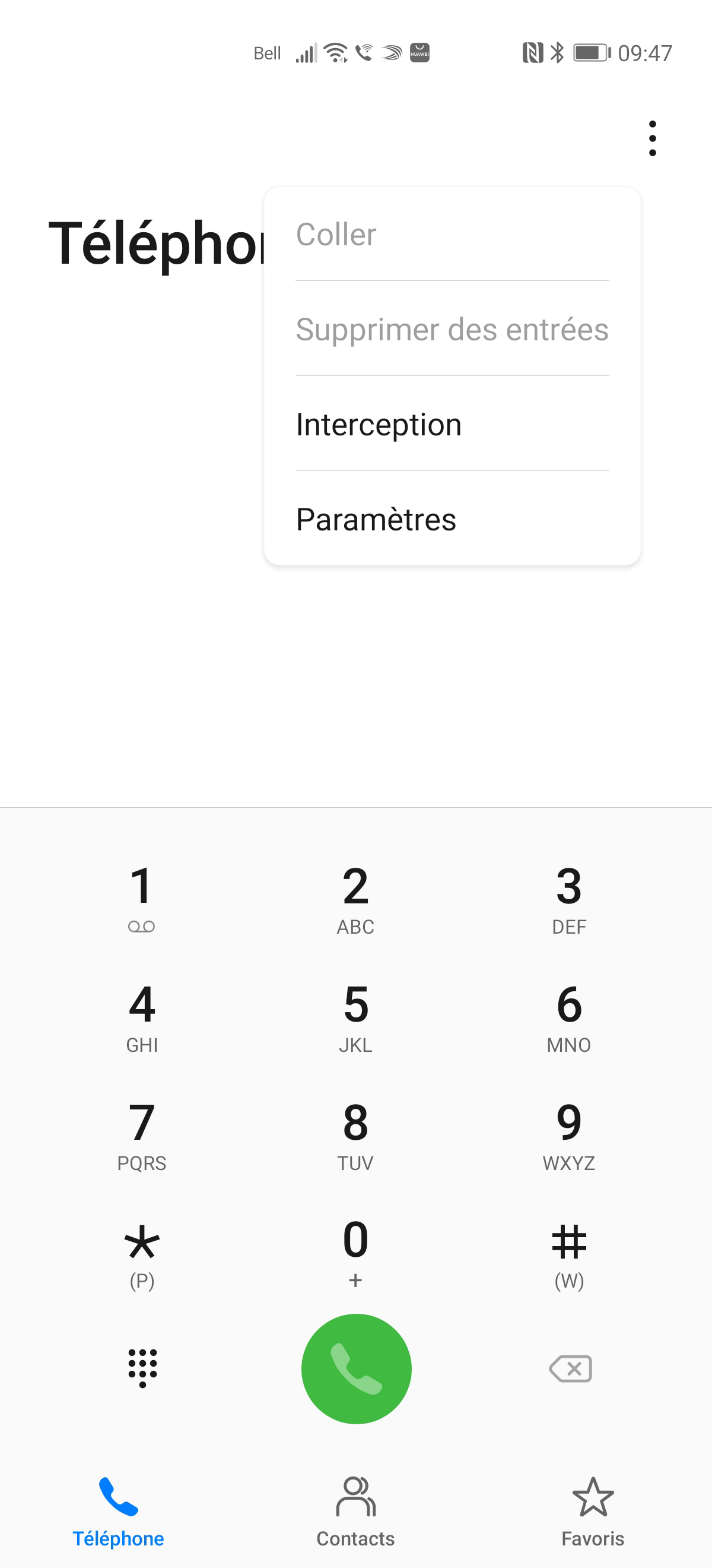 Touchez Paramètres.