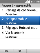 Sélectionnez Hotspot mobile.