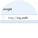 Sur votre ordinateur, connectez-vous au Novatel Wireless MiFi 7000 en passant par le réseau Wi-Fi puis rendez-vous sur http://my.mifi à partir d