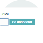 Saisissez le mot de passe administrateur et cliquez sur Se connecter.Remarque : le mot de passe administrateur par défaut est le même que le mot de passe Wi-Fi par défaut. Vous pouvez le trouver en sélectionnant Nom/Mot de passe Wi-Fi sur le Novatel Wireless MiFi 7000.