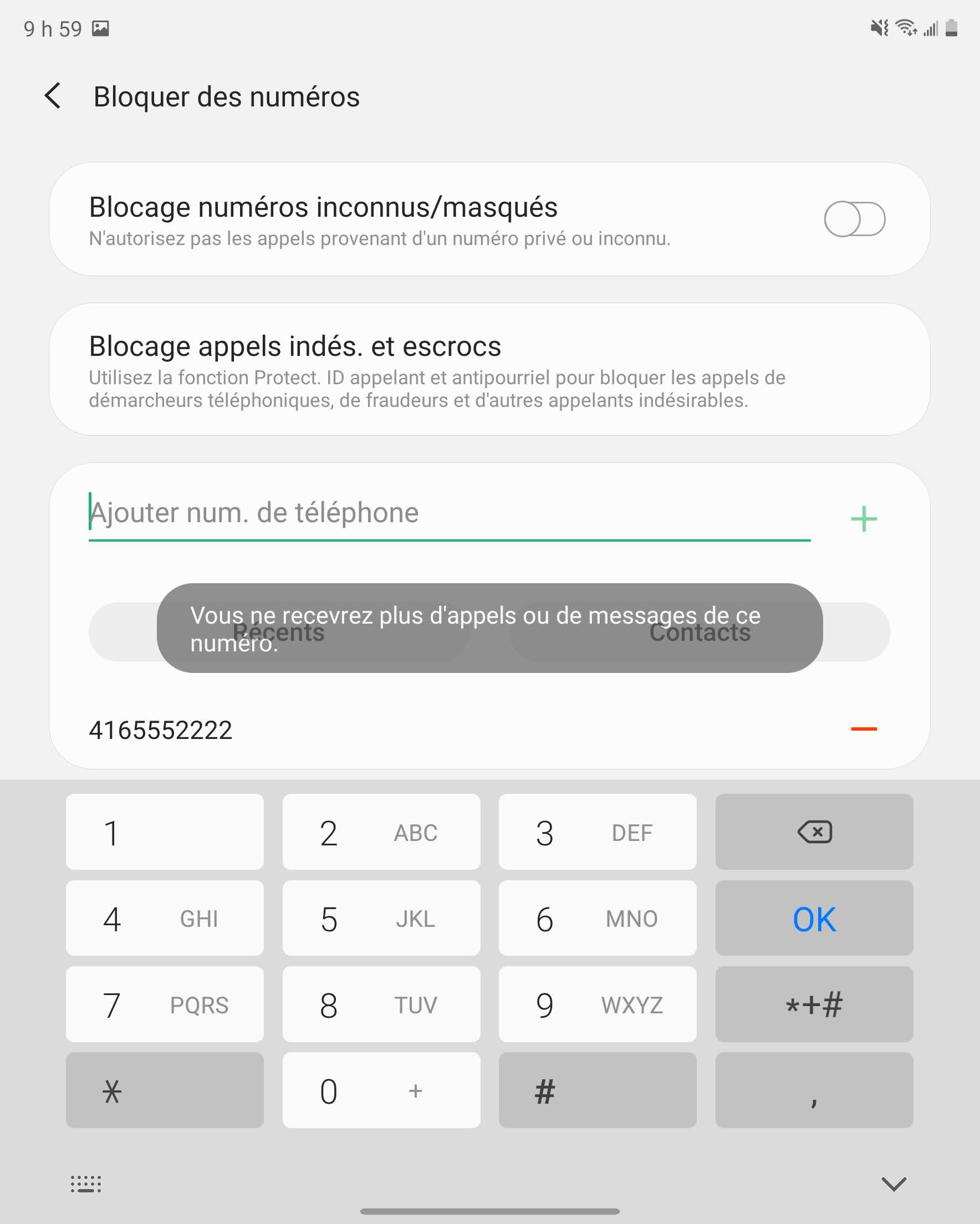 Le numéro de téléphone a été ajouté.