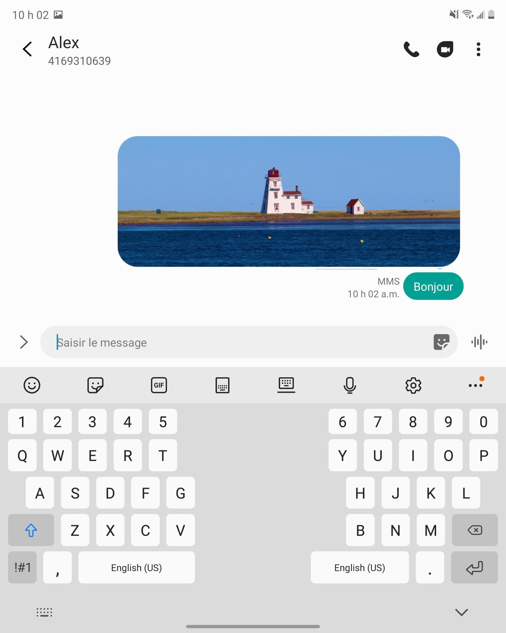 Le message a été envoyé.