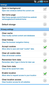 How To Clear The Cache Cookies On My Samsung Galaxy Tab