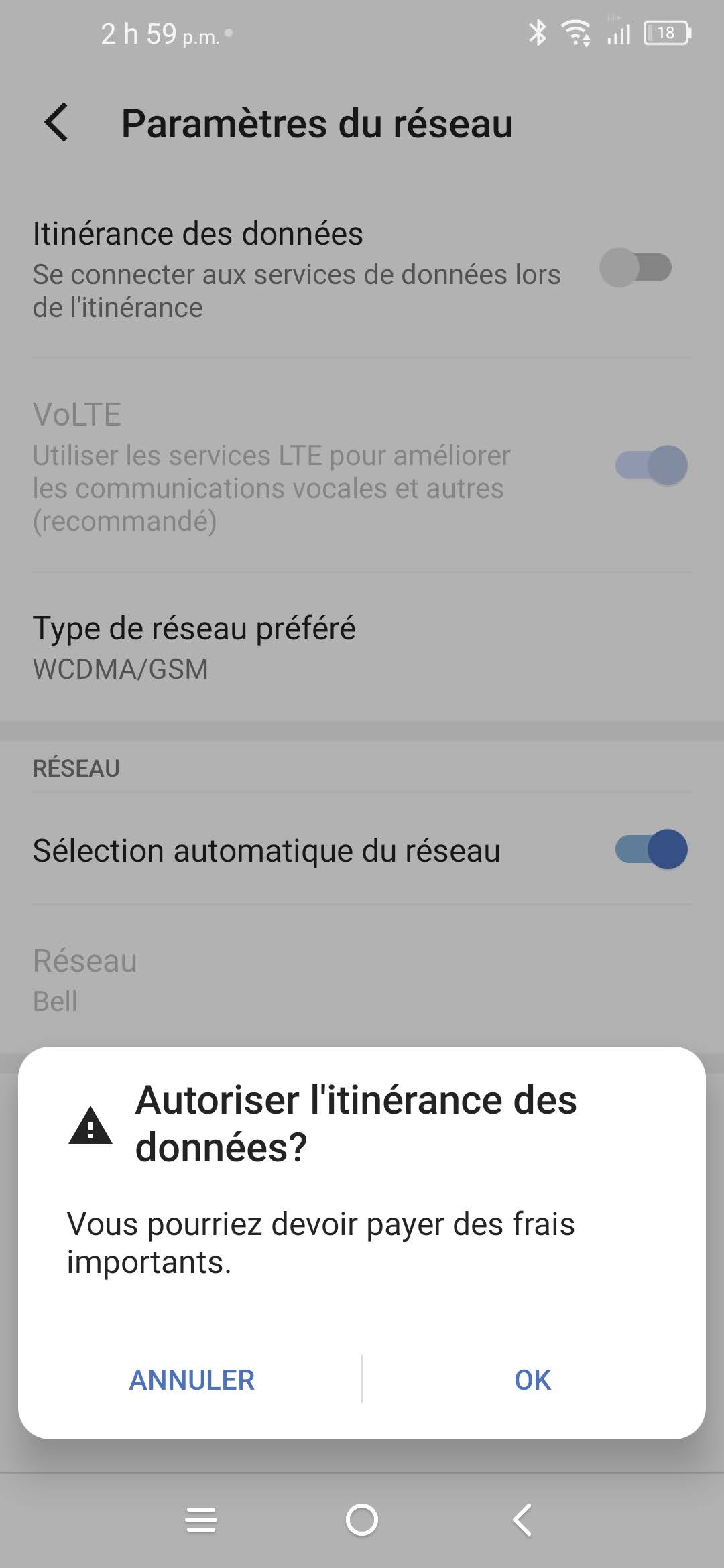 Touchez Nom des points d
