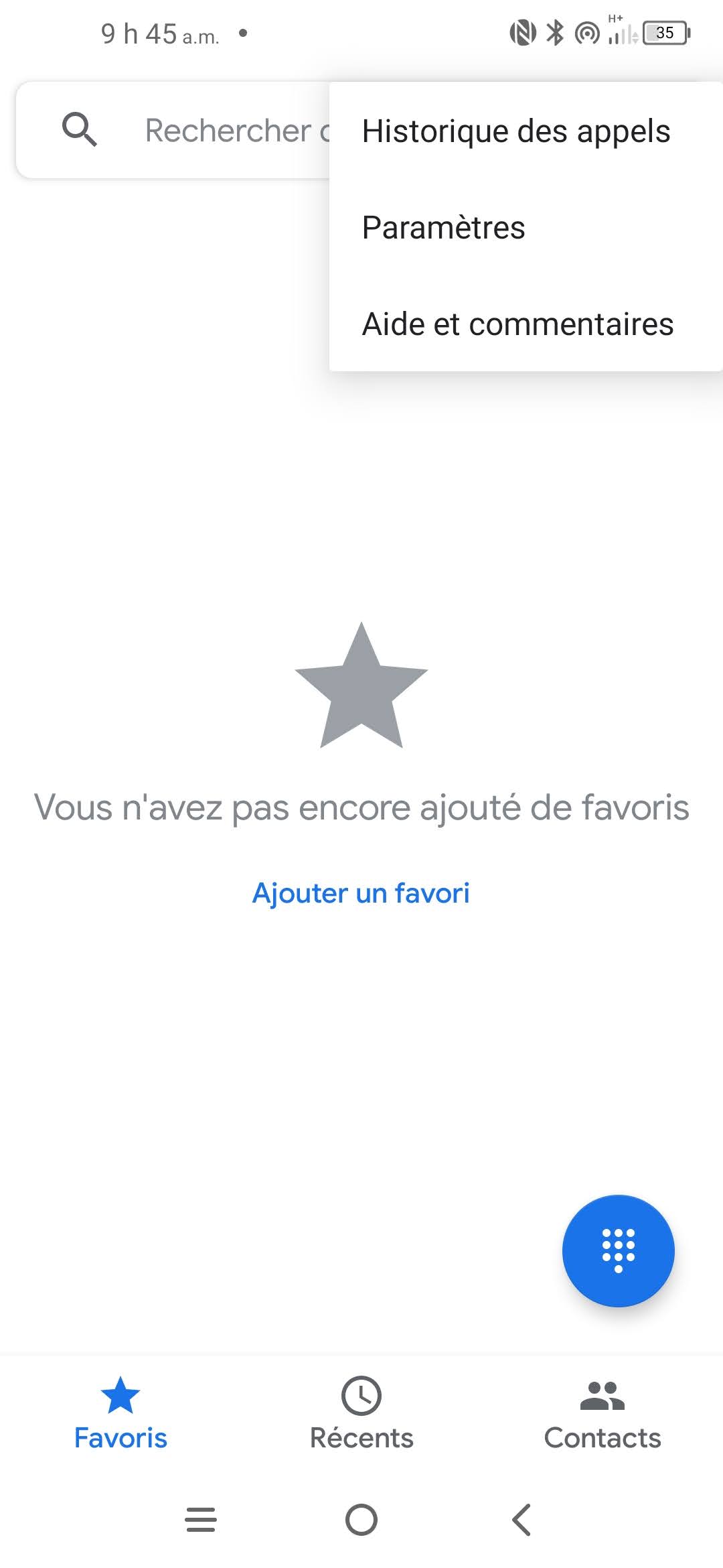 Touchez Paramètres.