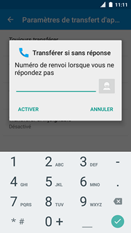 Entrez le numéro de téléphone.