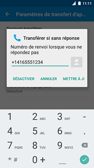 Touchez DÉSACTIVER.