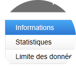 Cliquez sur Statistiques.