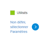 Faites défiler puis cliquez Non défini, sélectionner Paramètres.