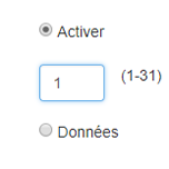 Cliquez sur le champ Effacer la date et saisissez la date désirée.