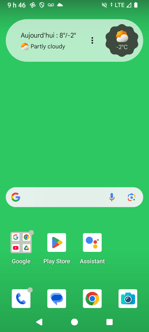 Faites défiler vers le haut pour afficher Applications.