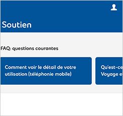 Manage device screen in MyBell self serve app