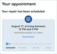Manage your appointments